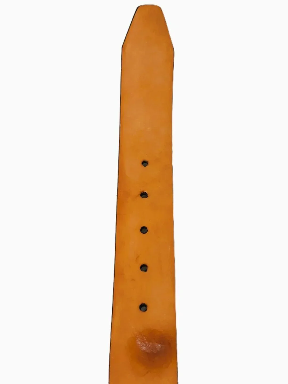 Martin Dingman Milled Leather Belt Brown 32 Handmade Minimalist